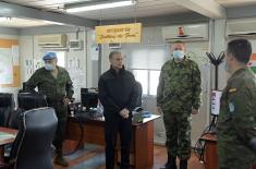 Minister Stefanović finishes visit to Serbian peacekeepers in Lebanon