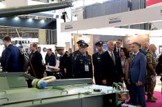 Minister Stefanović at opening ceremony for International Defence and Security Exhibition "EUROSATORY 2022"