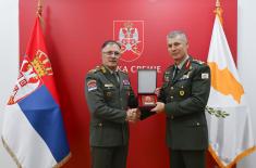 Visit from Commander of National Guard Cyprus