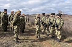 Припадници Копнене војске на обуци за употребу савремених средстава