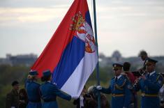 Minister Stefanović Attended Gun Salute to Mark Day of Serbian Armed Forces