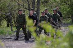 Minister Stefanović Visits Bases “Grlić” and “Veliki Trn” in Ground Safety Zone