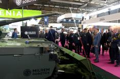 Minister Stefanović at opening ceremony for International Defence and Security Exhibition "EUROSATORY 2022"