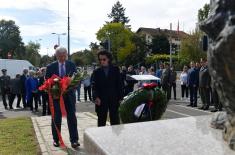 Министар Стефановић положио венац поводом годишњице смрти мајора Милана Тепића
