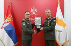 Visit from Commander of National Guard Cyprus