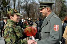 Graduation ceremony for the youngest reserve officers