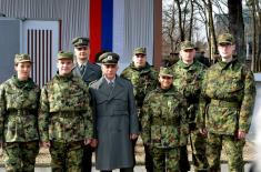 Graduation ceremony for the youngest reserve officers