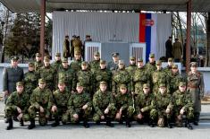 Graduation ceremony for the youngest reserve officers