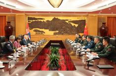 Састанак министра Вучевића са потпредседником Централне војне комисије генералом Џанг Јоусјом