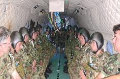 Members of 63rd Parachute Brigade display great competence