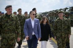 Minister Stefanović Attends Preparedness Check for Demonstration of Capabilities of Serbian Armed Forces “SHIELD 2022”