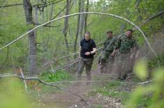 Minister Stefanović Visits Bases “Grlić” and “Veliki Trn” in Ground Safety Zone