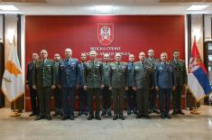 Visit from Commander of National Guard Cyprus
