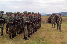 Members of 63rd Parachute Brigade display great competence