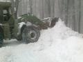 SAF helps the citizens of Serbia in clearing the snow