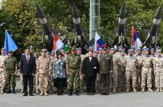 Awarding decorations to members of the contingent engaged in the UN mission in Cyprus