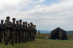 Members of 63rd Parachute Brigade display great competence