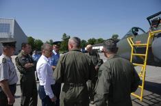 New hangar for aircraft storage at military airfield in Batajnica