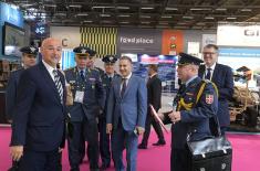 Minister Stefanović at opening ceremony for International Defence and Security Exhibition "EUROSATORY 2022"