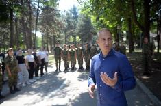 Minister Stefanović: Being a member of the armed forces and a doctor at the same time is a special honour