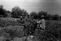 Artillery firing in Ćuprija in 1945.