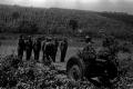 Artillery firing in Ćuprija in 1945.