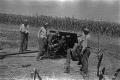 Artillery firing in Ćuprija in 1945.