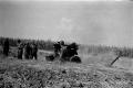 Artillery firing in Ćuprija in 1945.