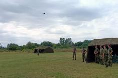 Members of 63rd Parachute Brigade display great competence