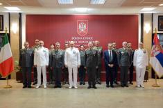 Visit from Italian Chief of Defence