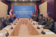 Meeting of the Ministers of Defense of Serbia and Belarus