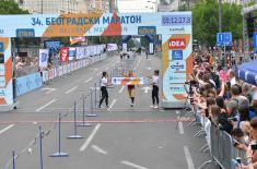 Captain I Class Nevena Jovanović wins 34th Belgrade Marathon