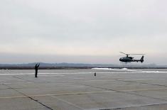 Flight training on Gazelles at 204th Air Brigade