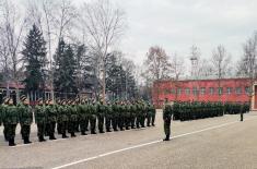 Пријем нове генерације војника на служење војног рока