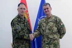 Meeting between Chief of Serbian Armed Forces General Staff and KFOR Commander