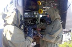 CBRN units undergo training for participation in multinational operations