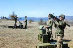 Aerial targets firing practice