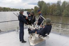 Soldiers serving in River Flotilla units undergo training