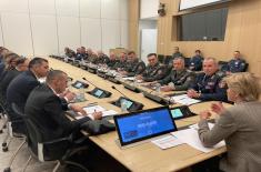 11th Class attending Advanced Security and Defence Studies on study visit to Brussels