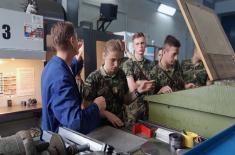 Cadet training in Technical Overhaul Institute “Čačak“