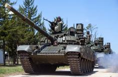 Обука војника генерације март 2022 на тенковима Т-72 МС