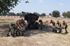 Soldiers performing military service undergo specialty training 