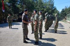 Visit to SAF troops in Ground Safety Zone