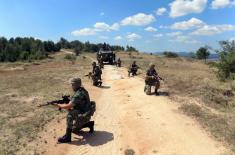 Обука пешадијске чете за учешће у мировним операцијама 