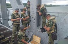 Engineer Corps’ training on Sava River