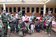 SAF members provide humanitarian assistance in Central African Republic  