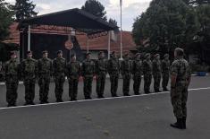 Admission of youngest generation of soldiers into military service