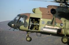 Drills in special air operations and anti-tank combat