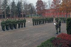 Reception of Youngest Generation of Soldiers Doing Voluntary Military Service