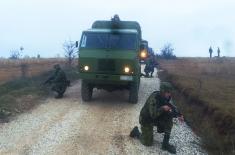 Провера обучености јединице Војске Србије за ангажовање у мировним операцијама